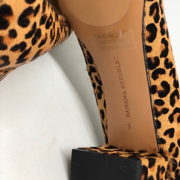 BANANA REPUBLIC💥SOLD OUT💥Animal Print Pumps Size 9 - Picture 3 of 8